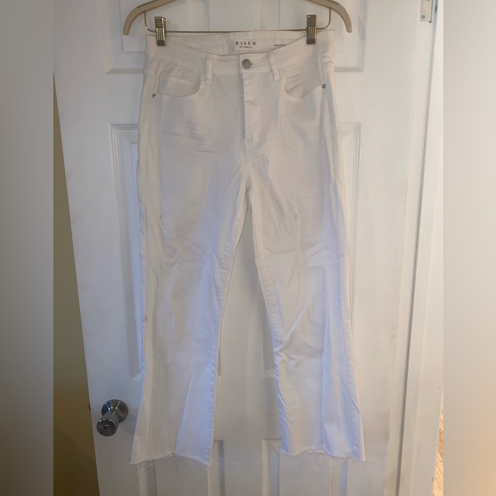 White Cropped Jeans